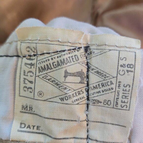 Vintage men's long wool overcoat - Picture 6 of 6